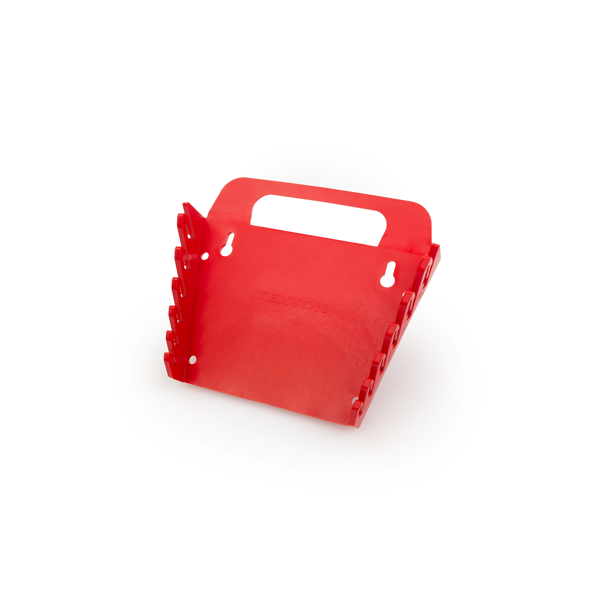 TEKTON 6-Tool Long Ratcheting Box End Wrench Holder (Red) | ORG23206